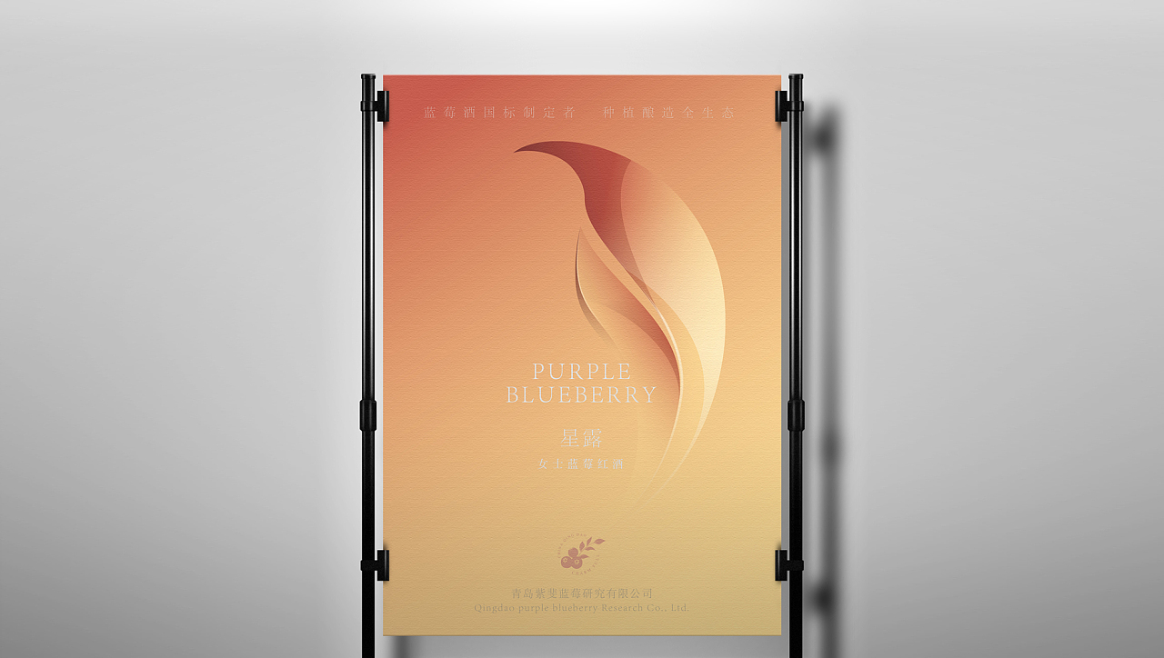 藍莓酒品牌形象、包裝設計